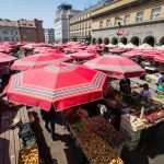 Dolac, market, Zagreb, centre