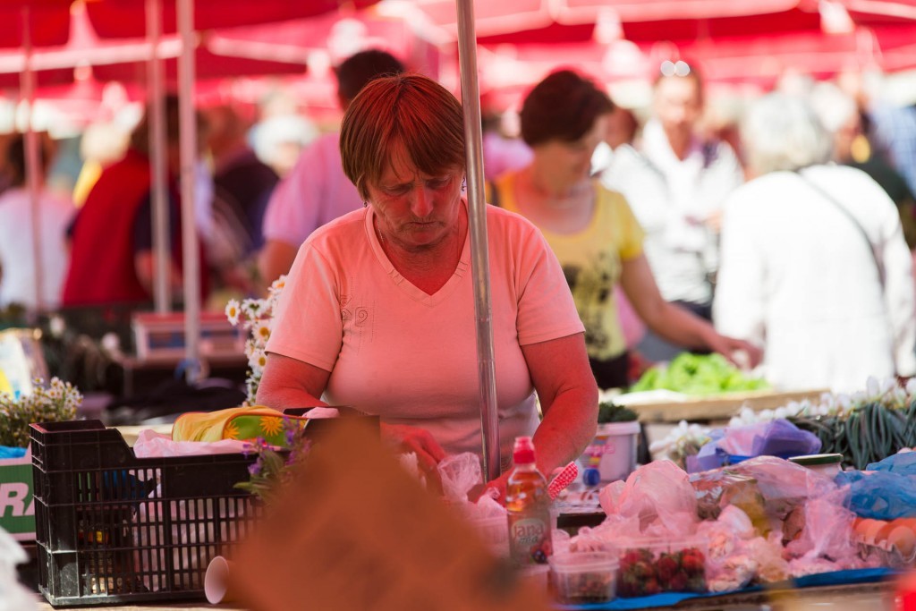 Dolac, market, Zagreb, centre