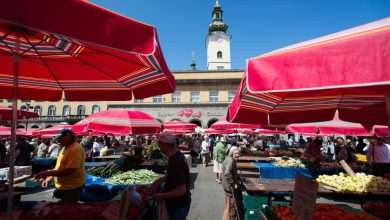 Dolac, market, Zagreb, centre