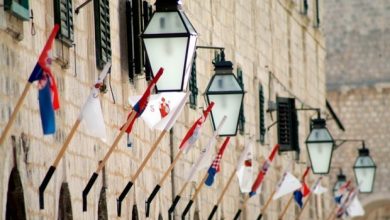 national holidays, flags, croatia
