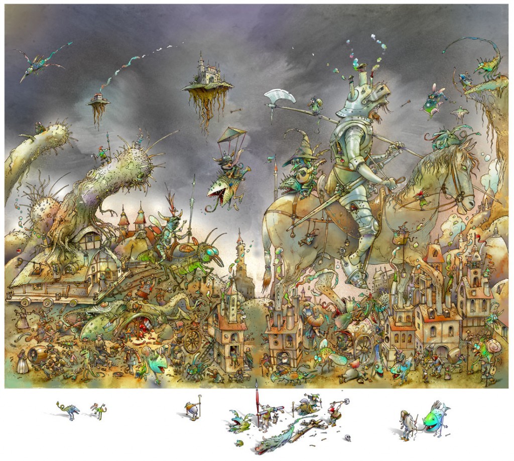 A drawing by Ninoslav Kunc