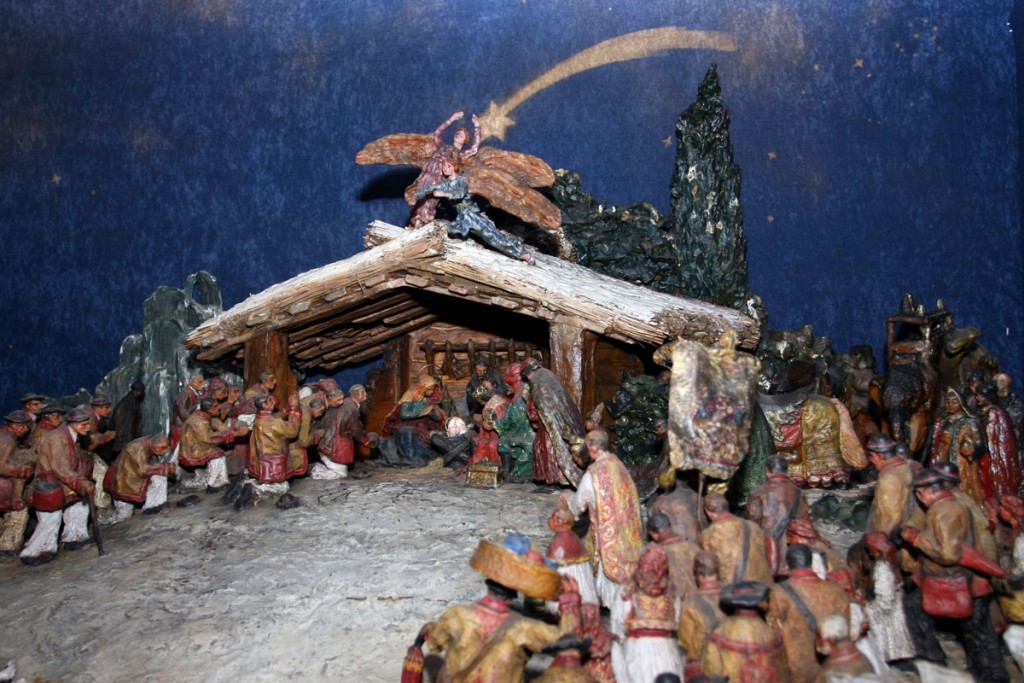 first nativity scene