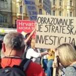 Curriculum Reform, protest Zagreb, Sinisa Bogdanic/DW